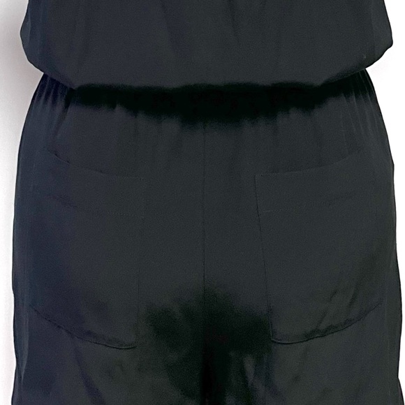 Loft Surplice Romper Playsuit Crisscross Size Medium NWT Black Resort Vacation - Picture 8 of 14